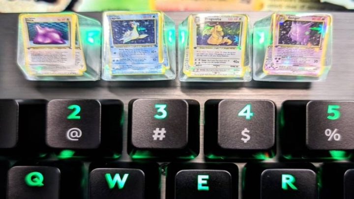 Catch 'Em All: Exclusive Pokemon Resin Keycaps