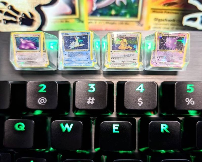 Catch 'Em All: Exclusive Pokemon Resin Keycaps